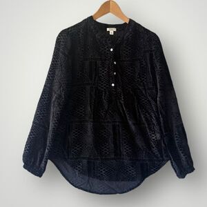 🎉5 for $45🎉Dylan Velvet Top Blouse Shirt Size XS Black